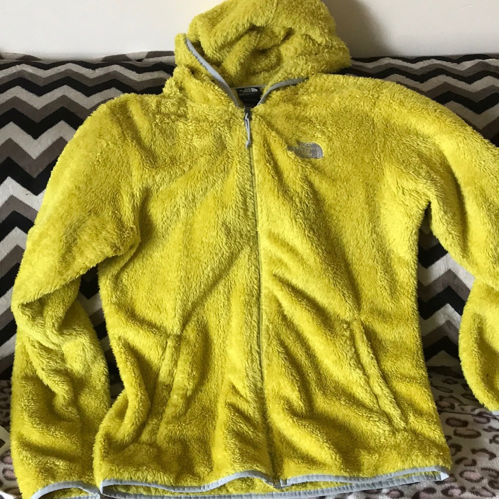 North face hooded zipper fleece